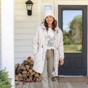 Joe Fresh x Jillian Harris Quilted Puffer Coat with PrimaLoft™